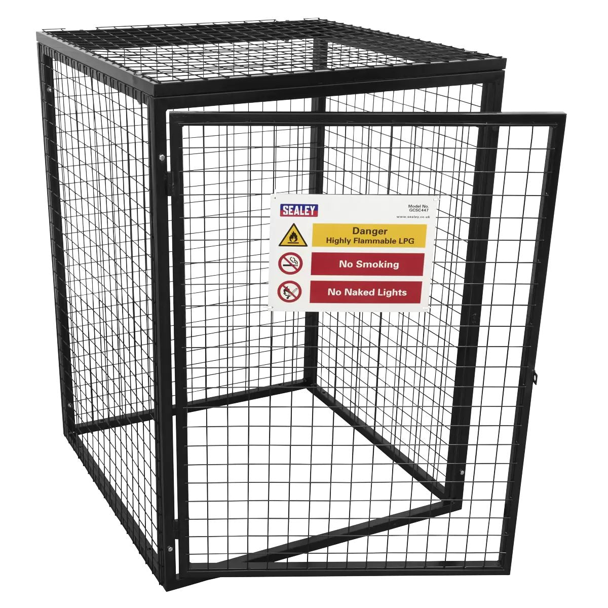 Sealey GCSC447 Gas Cylinder Safety Cage 4 x 47kg Cylinders