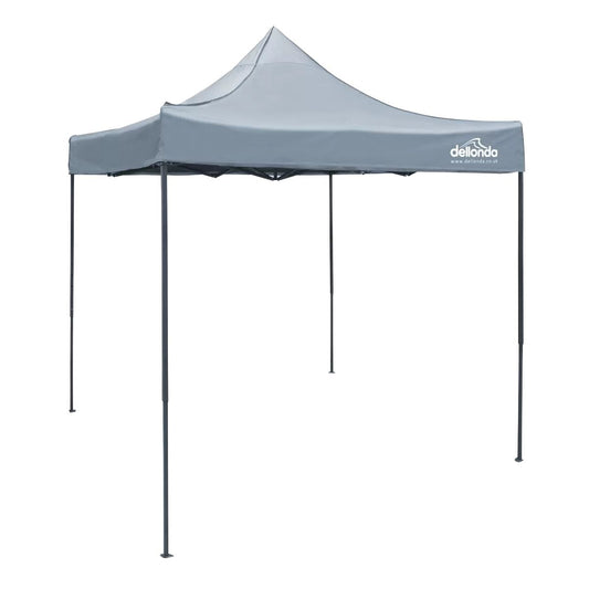 Dellonda DG129 Premium Pop-Up Gazebo Water Resistant Carry Bag Stakes Weight 2x2m