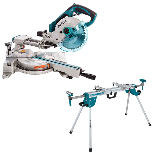Makita DLS713NZ 18V LXT 190mm Slide Compound Mitre Saw With Mitre Saw Stand