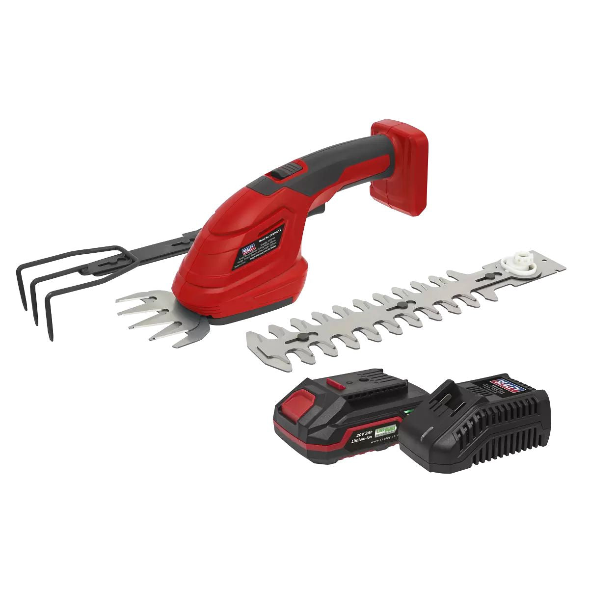 Sealey CP20VGT3KIT1 20V Cordless 3-in-1 Garden Tool Kit With Battery & Charger