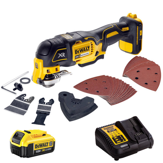 Dewalt DCS355N 18V Brushless Oscillating Multi-Tool With 4.0Ah Battery & Charger