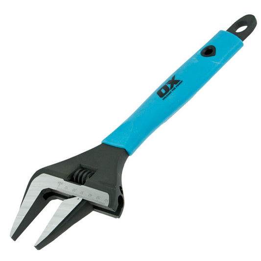OX Tools P324612 Pro Adjustable Wrench Extra Wide Jaw 300mm/12"