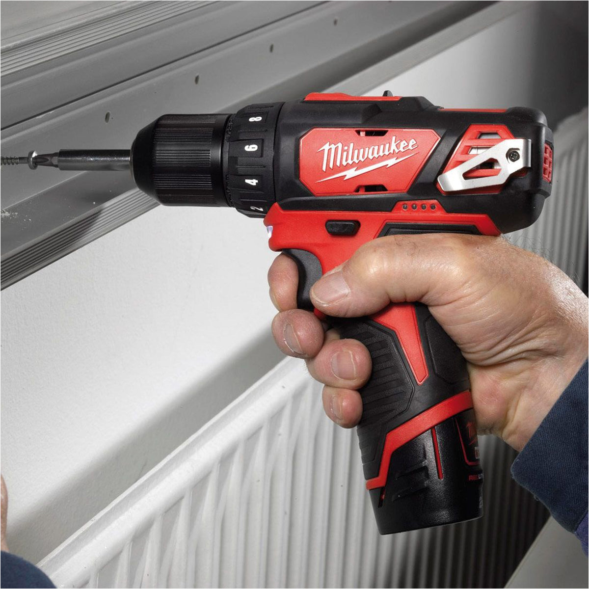 Milwaukee M12 BDDXKIT-202C 12V Drill Driver with 2 x 2.0Ah Batteries, Charger & Case 4933447773