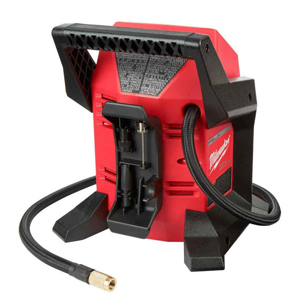 Milwaukee M12BI-0 M12 12V Compact Inflator with 2 x 4.0Ah Batteries & Charger