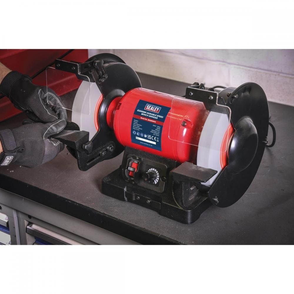 Sealey BG200WVS Bench Grinder 200mm Variable Speed