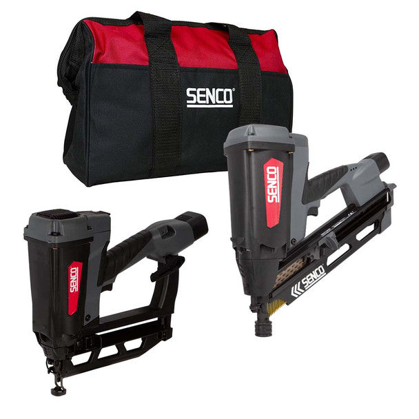 Senco 4VS7021N1 7.2V 1st & 2nd Fix Nail Gun Kit With 2 x 2.5Ah Batteries, Charger & Tool Bag