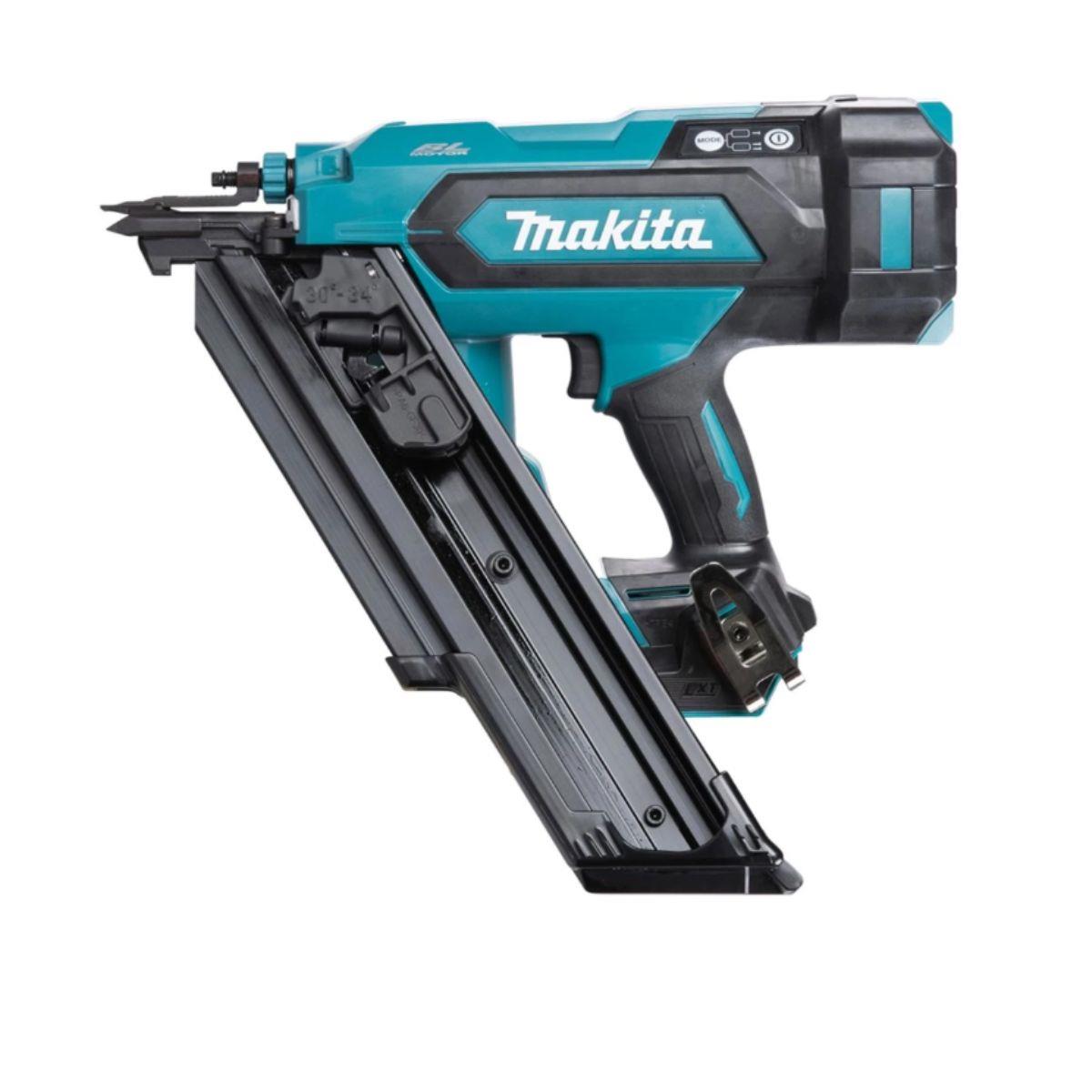 Makita DBN900RTE 18V LXT Cordless Brushless Framing Nailer With 2 x 5.0Ah Batteries, Charger & Carry Case