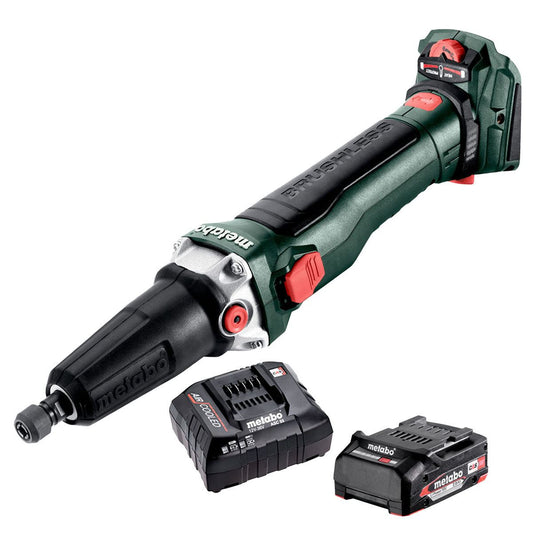 Metabo GVB 18 LTX BL 11-28 18V Brushless Die Grinder with 1 x 2.0Ah Battery & Charger