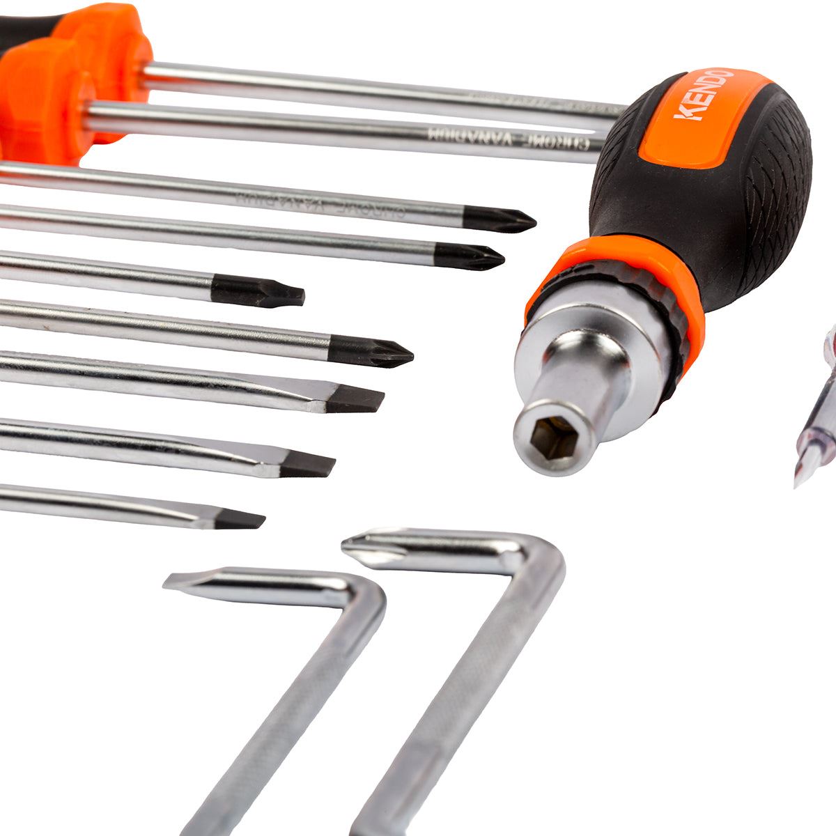Kendo 101pc Screwdriver & Bit Set with Organiser Stand
