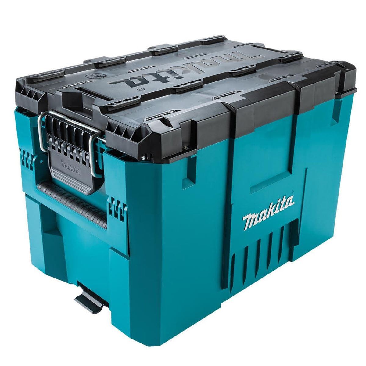 Makita MAKTRAK 2 Piece Modular Tool Storage Set Rolling Chest & Extra Large Tool Box