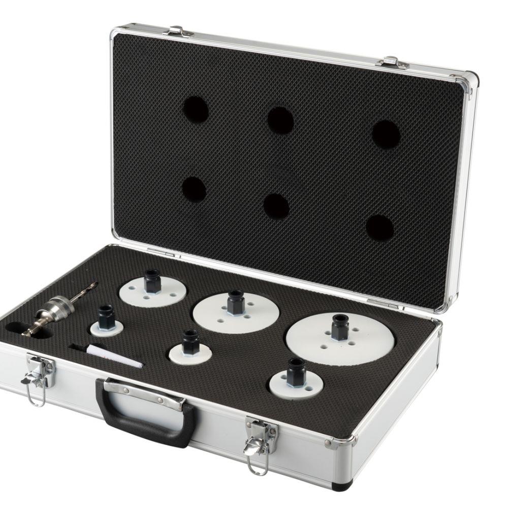 Makita E-15796 EZYchange Holesaw Set Of 8 Piece In Aluminium Case