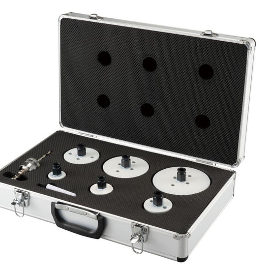 Makita E-15796 EZYchange Holesaw Set Of 8 Piece In Aluminium Case
