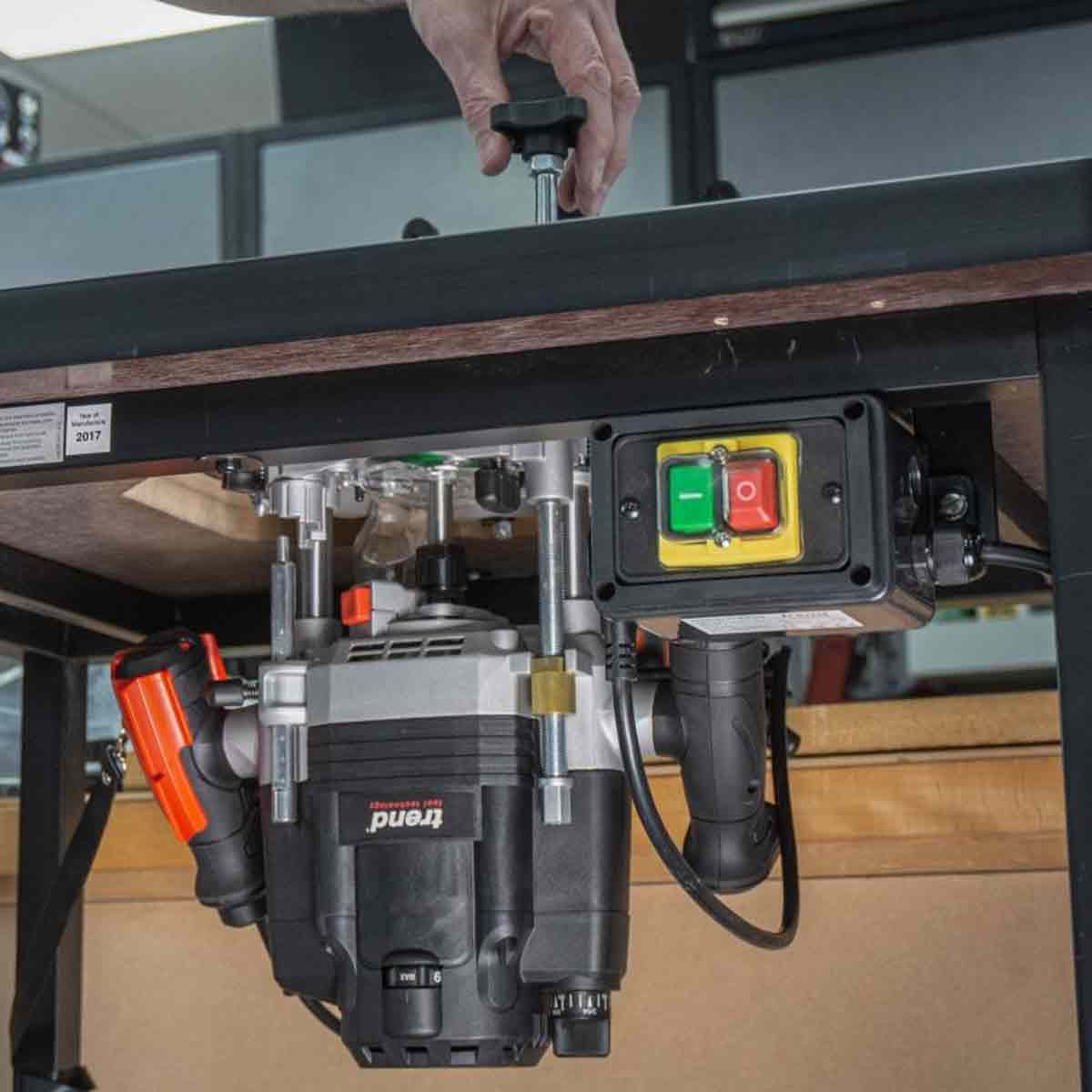 Trend T8EK 1/2in Dual Mode Plunge Router 240V with 12 Piece Cutter Set & Case