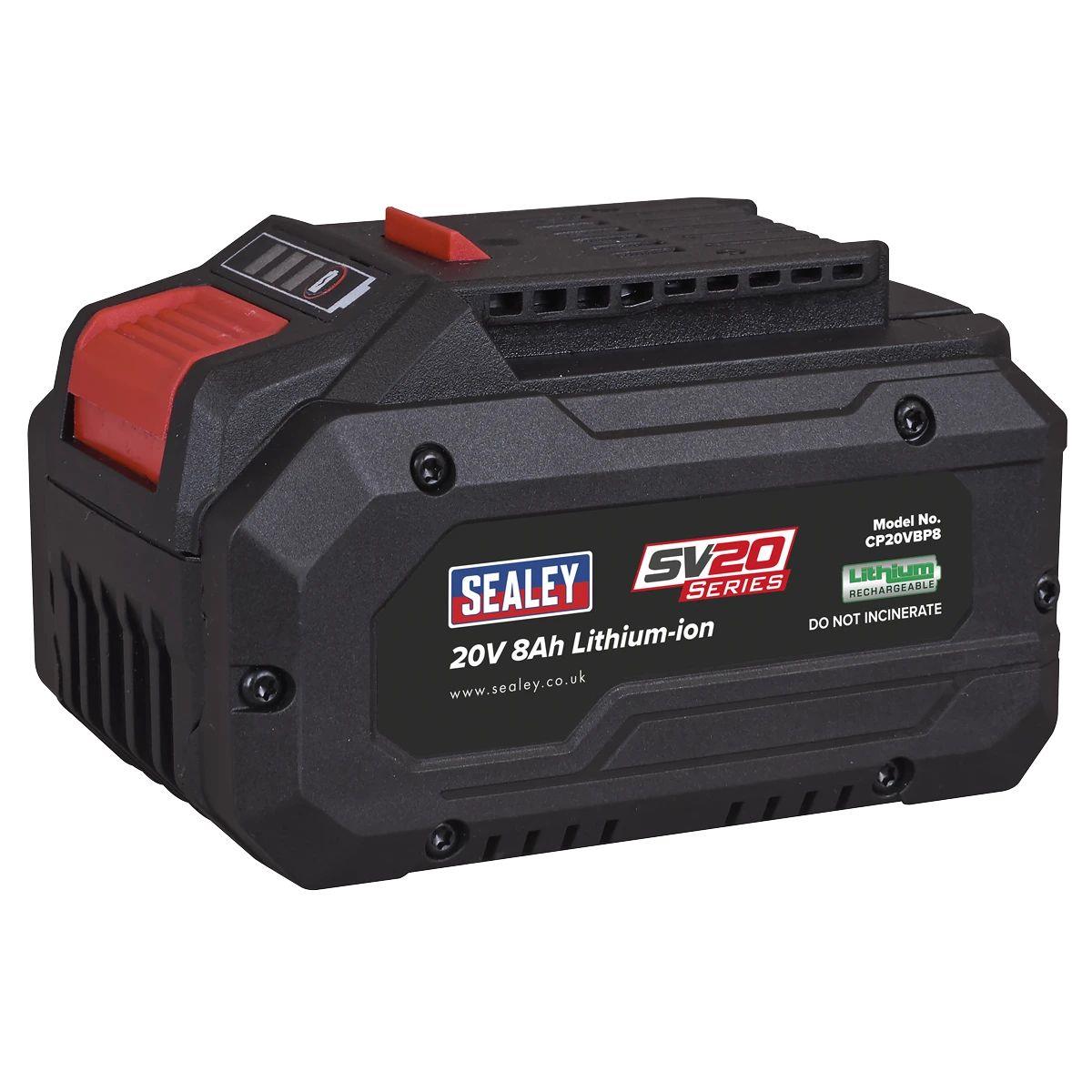 Sealey CP20VBP8 20V Series Power Tool Battery 8Ah