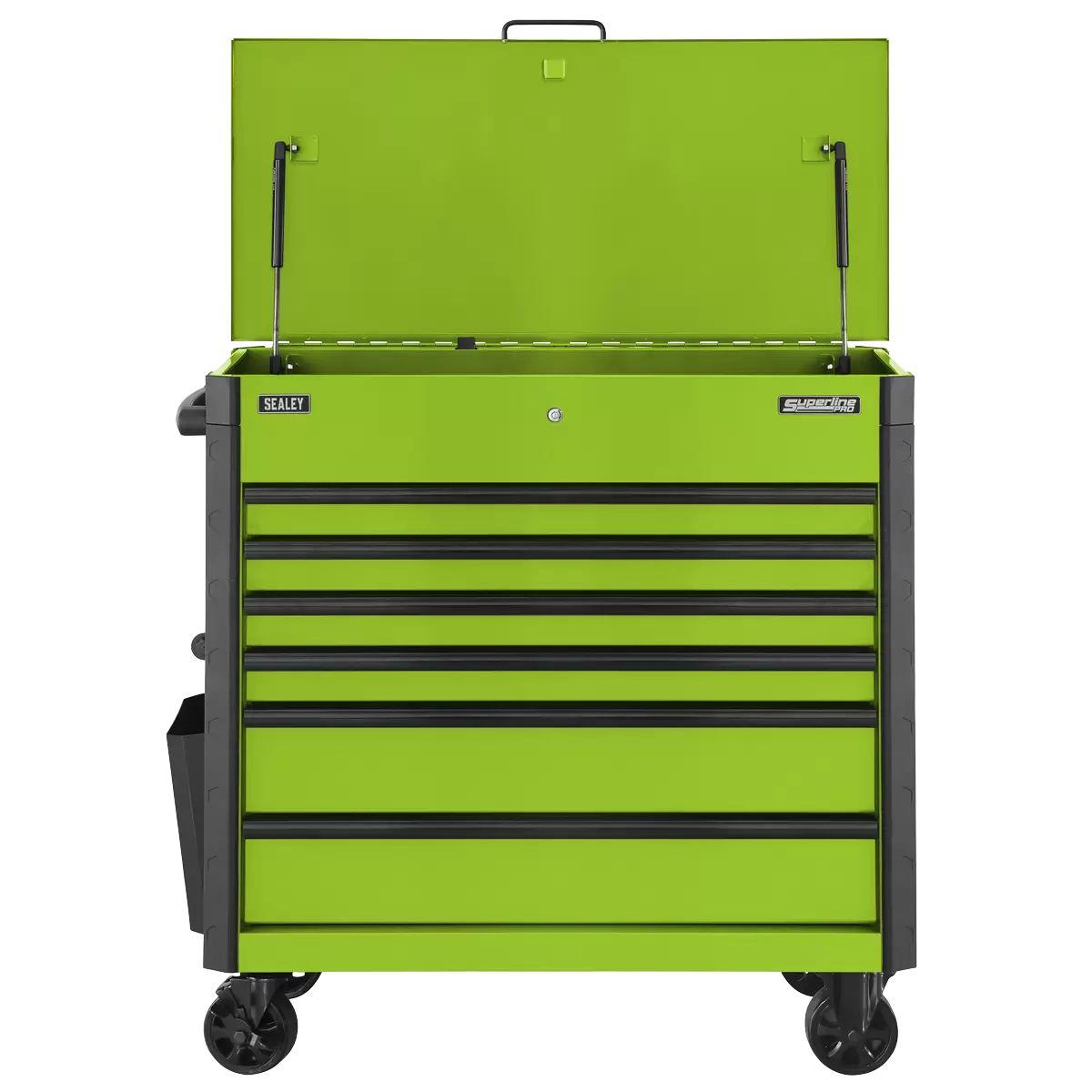 Sealey AP366HV Tool Trolley 6 Drawer Green