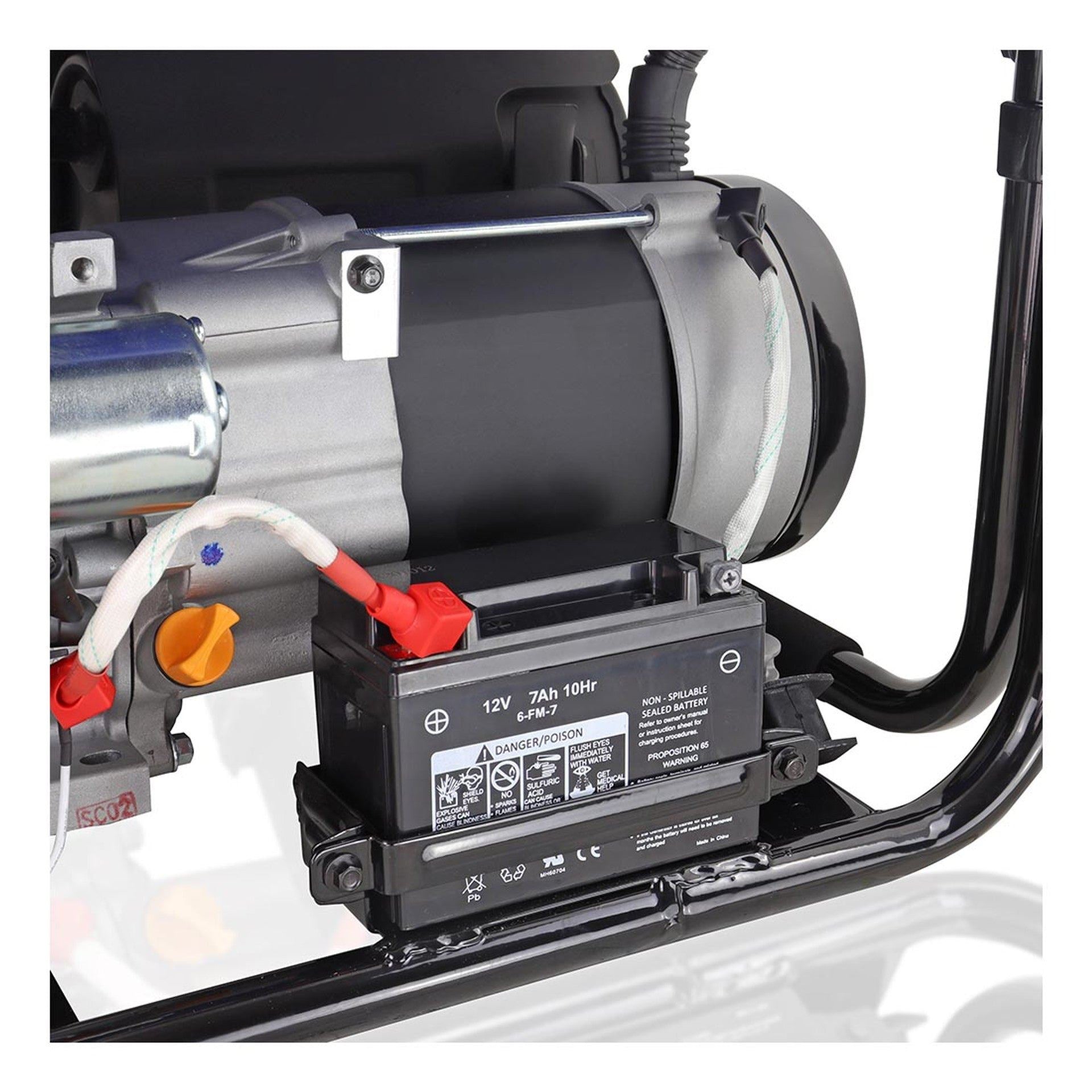 Hyundai HY3800LEK-2 Petrol Site Open Generator with Electric, Recoil Start & Wheel Kit 3200W/230V