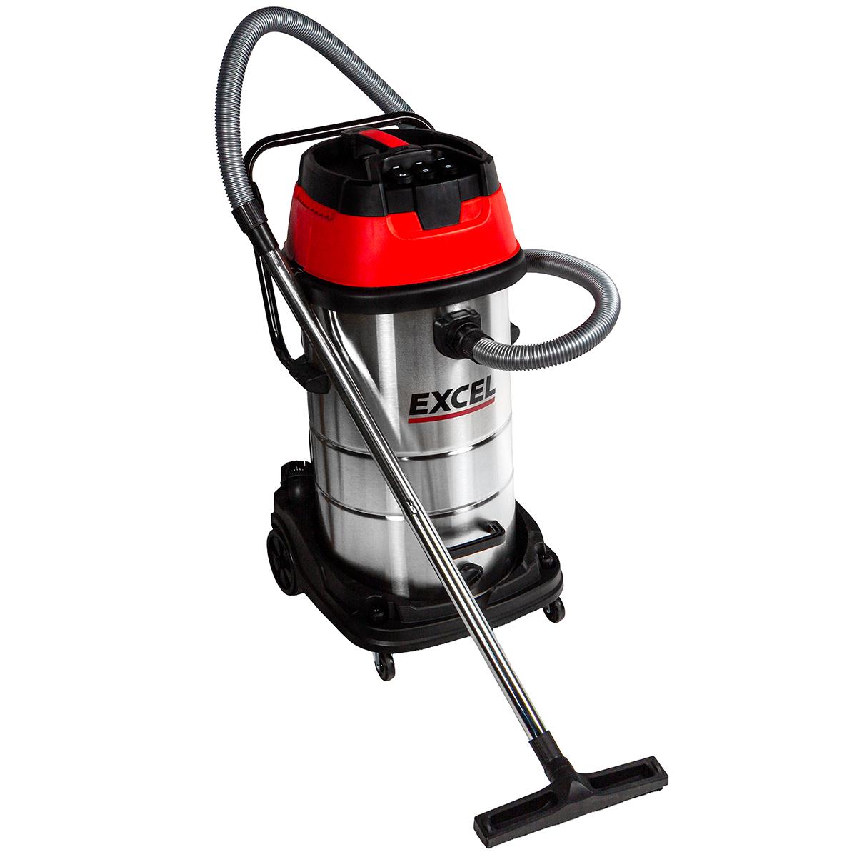 Excel 100L Wet & Dry Vacuum Cleaner 3000W/230V