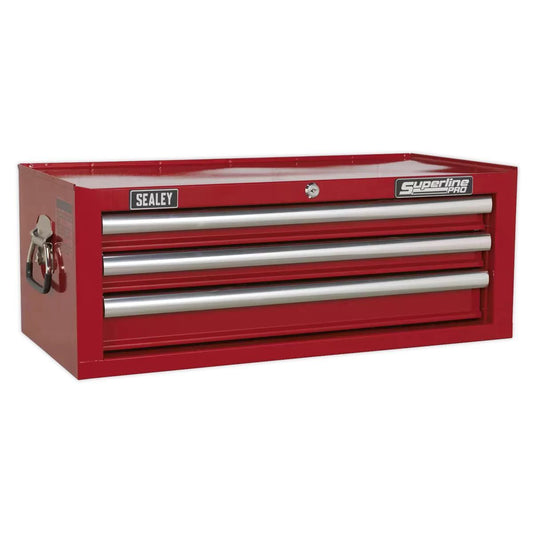 Sealey AP33339 3 Drawer with Ball-Bearing Slides -Red
