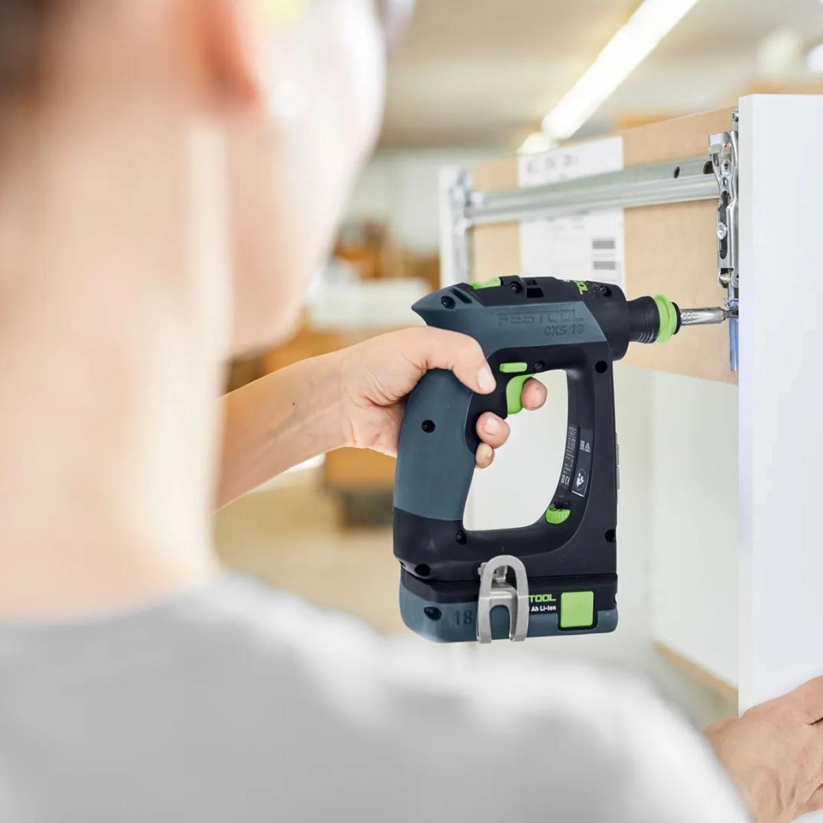 Festool CXS 18 TBX4,0 I-Set 18V Brushless Drill Driver with 2 x 4.0Ah Battery & Charger in Systainer - 579353