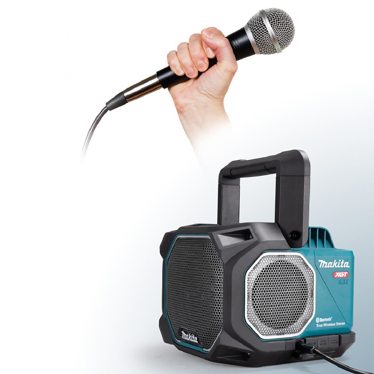 Makita MR014GZ 40V/18V/14.4V XGT / LXT Job Site Speaker With 1 x 2.5Ah Battery & Charger