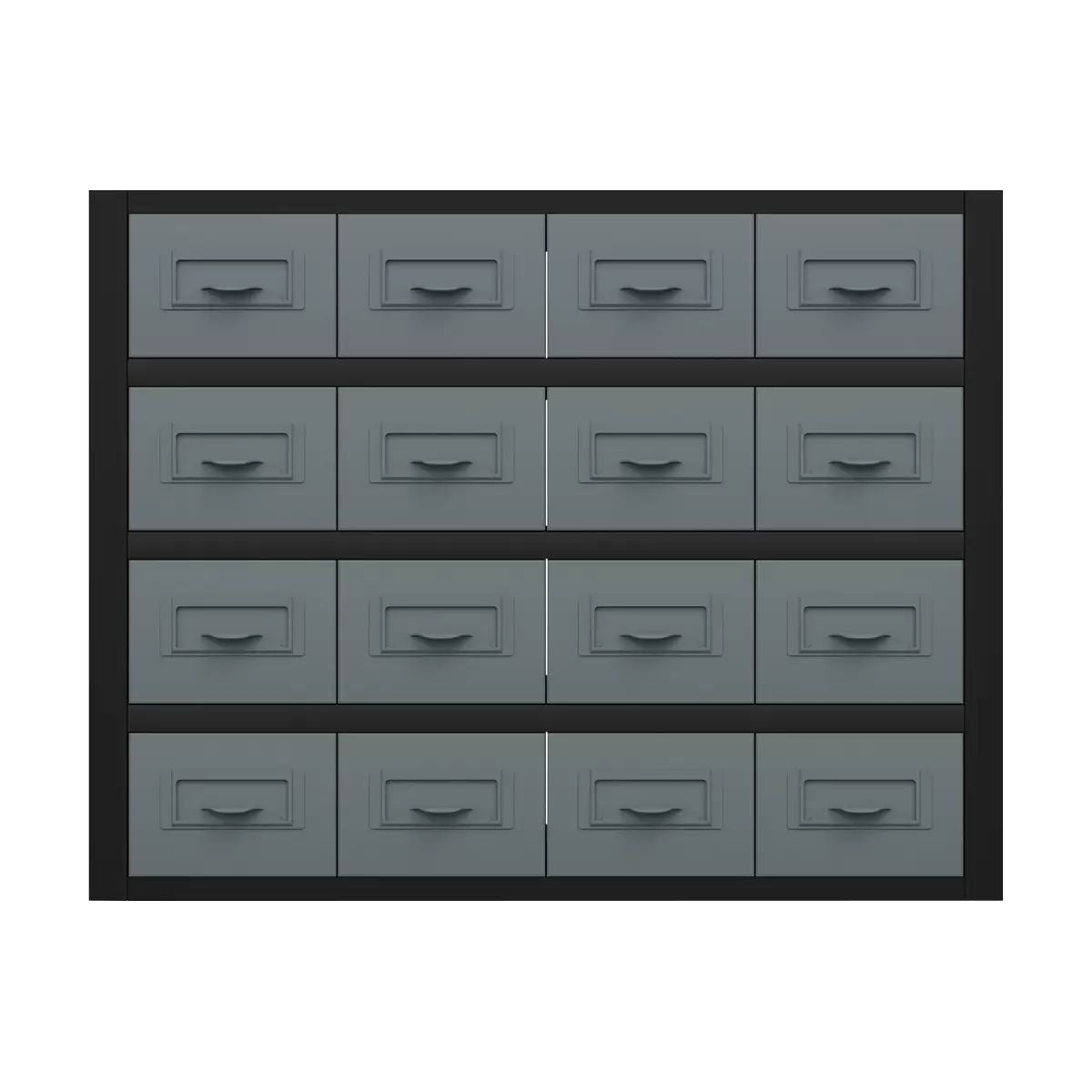 Sealey APMRM5 Modular Racking Mid Unit with 16 Small Drawers 580mm Storage for Organizing Tools
