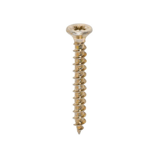 Timco 30025SOLOC Solo Chipboard & Woodscrews PZ Double Countersunk Yellow 3.0 x 25mm Pack of 200