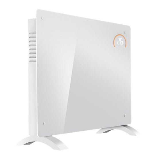 Sealey DH138 Baridi Electric Glass Panel Heater White 1500W