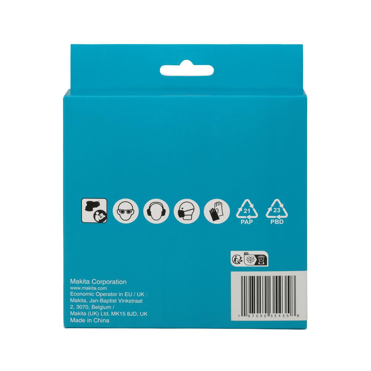 Makita D-78651 Net Sanding Disc 125mm A80 - Pack of 10