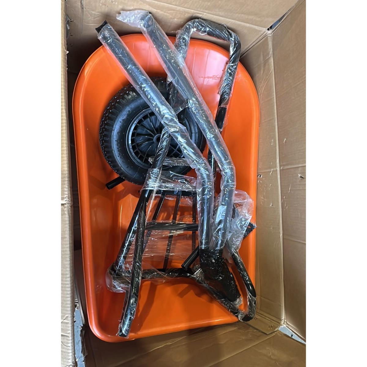 Excel Heavy Duty Wheelbarrow with 100L HDPE Tray Item Condition Damaged Box