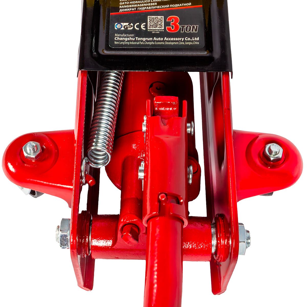 Big Red Torin 3-Ton Hydraulic Jack, Lifting Range 135-400 mm