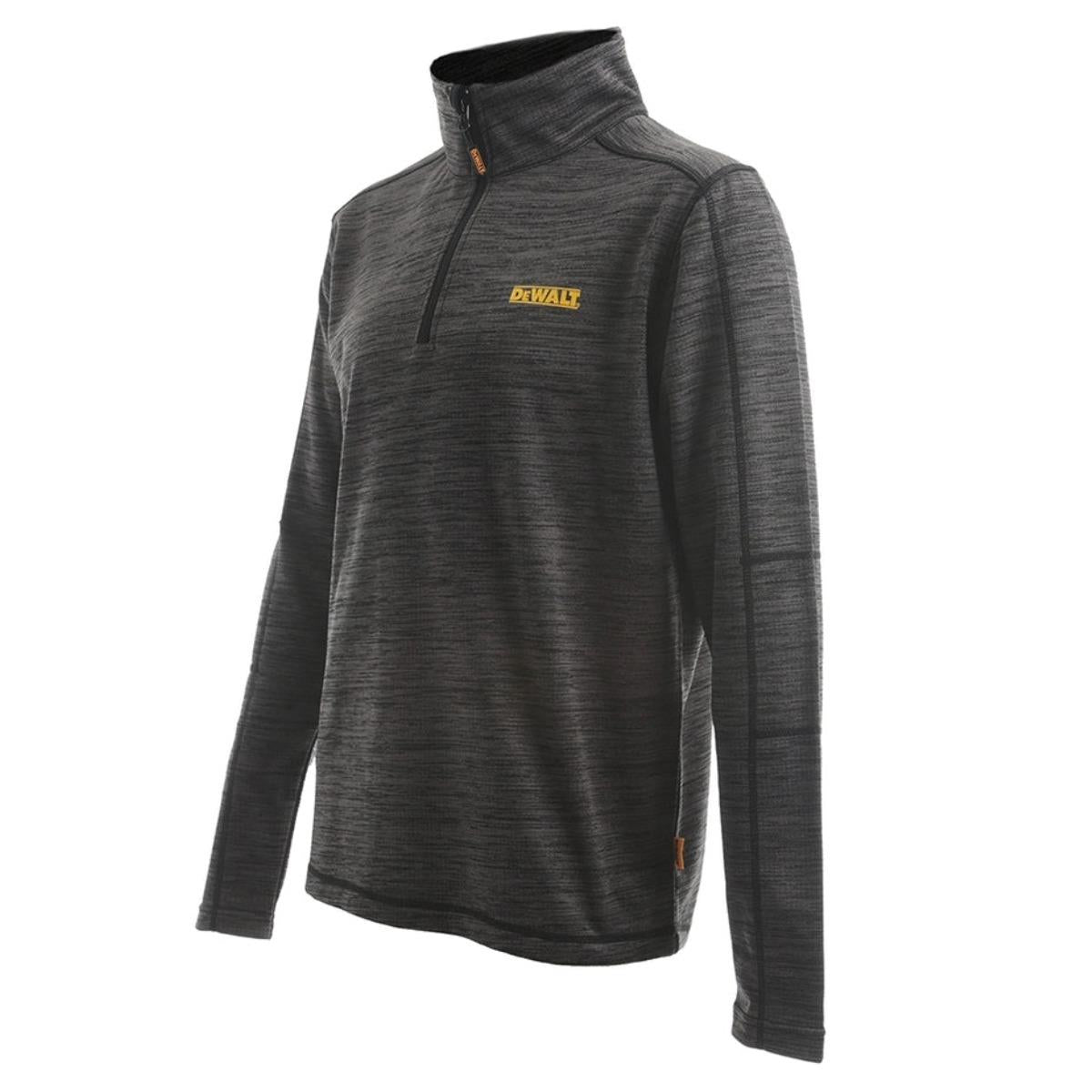 Dewalt Jonesborough 1/4In Zip Mid Layer Fleece Black/Grey - Size XL