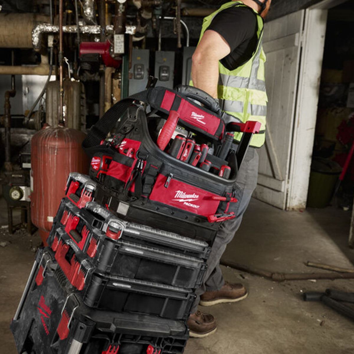 Milwaukee 38cm Packout Tote Tool Bag 4932498634