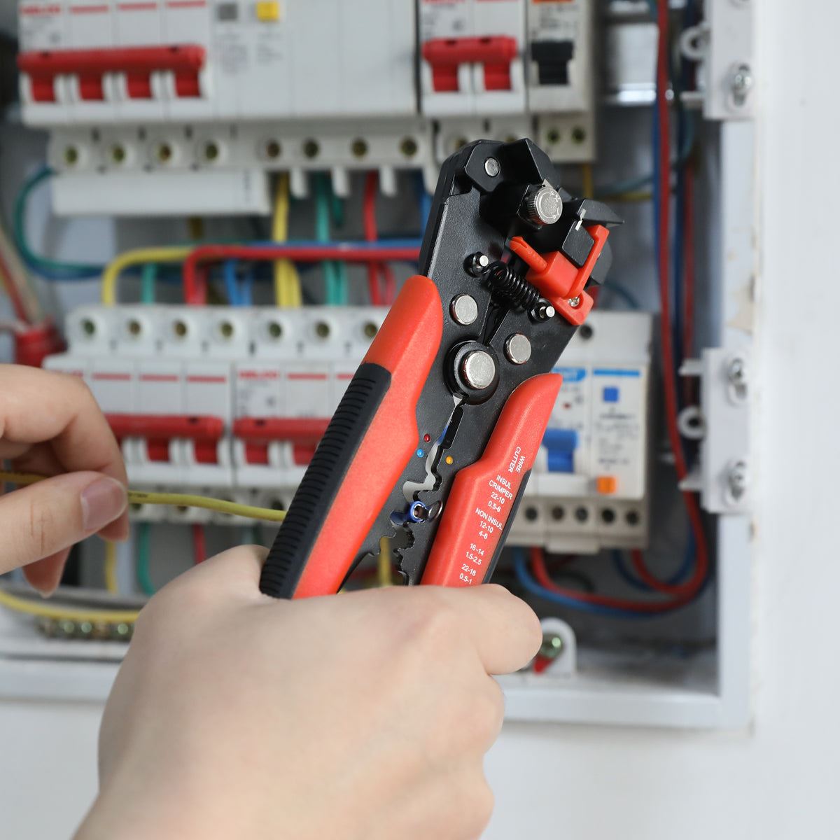 Kendo 200mm Automatic Wire Stripping & Crimping Pliers