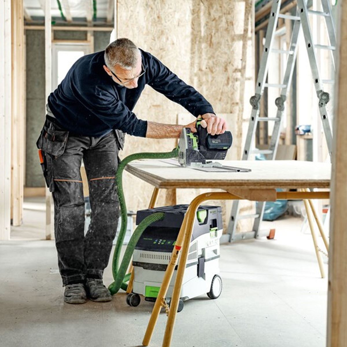 Festool CLEANTEC CTMC MIDI I-Basic 36V M-Class Wet and Dry Mobile Dust Extractor 15L - 577067