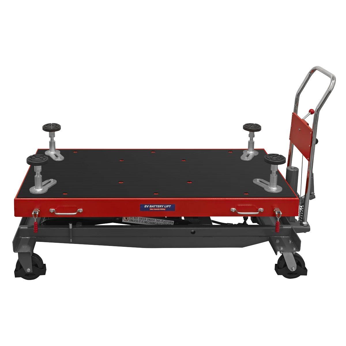 Sealey EVBT1000 EV High Lift EV Battery Lift/Hydraulic Platform Truck 1000kg Capacity