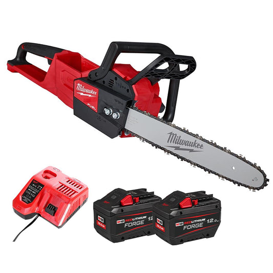Milwaukee M18FCHS-122 18V FUEL Brushless 40cm Chainsaw with 2 x 12.0Ah Battery & Charger 4933499218