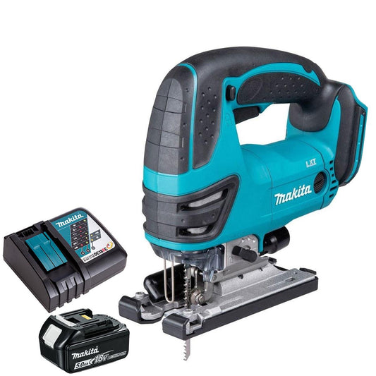 Makita DJV180Z 18V LXT Cordless Jigsaw with 1 x 5.0Ah Battery & Charger