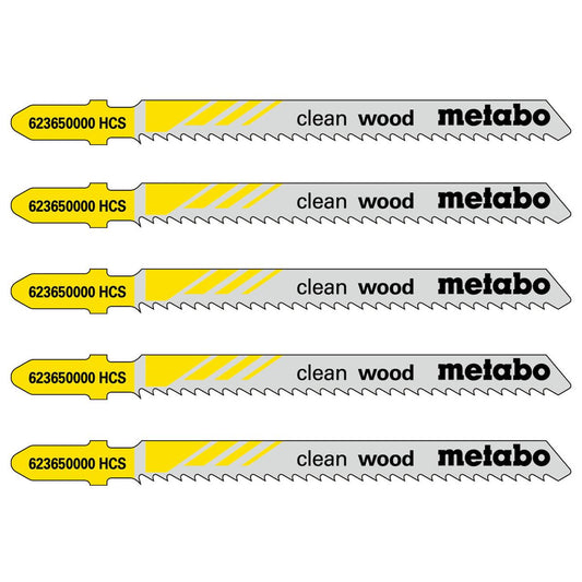 Metabo T101BR Jigsaw Blades Pack of 5 623650000