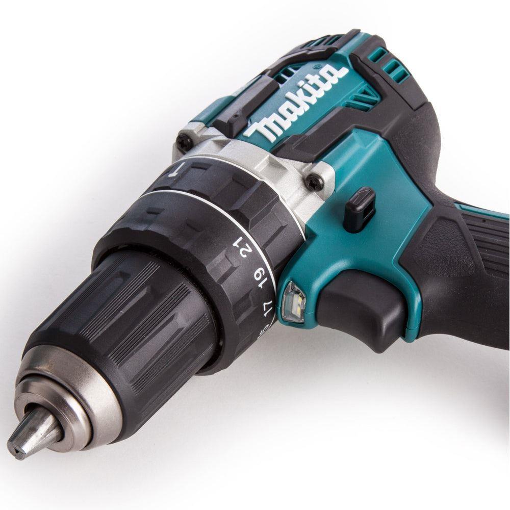 Makita DLX2578TJ 18V LXT Brushless Twin Pack Combi Drill & Impact Driver with 2 x 5.0Ah Batteries, Charger & Case