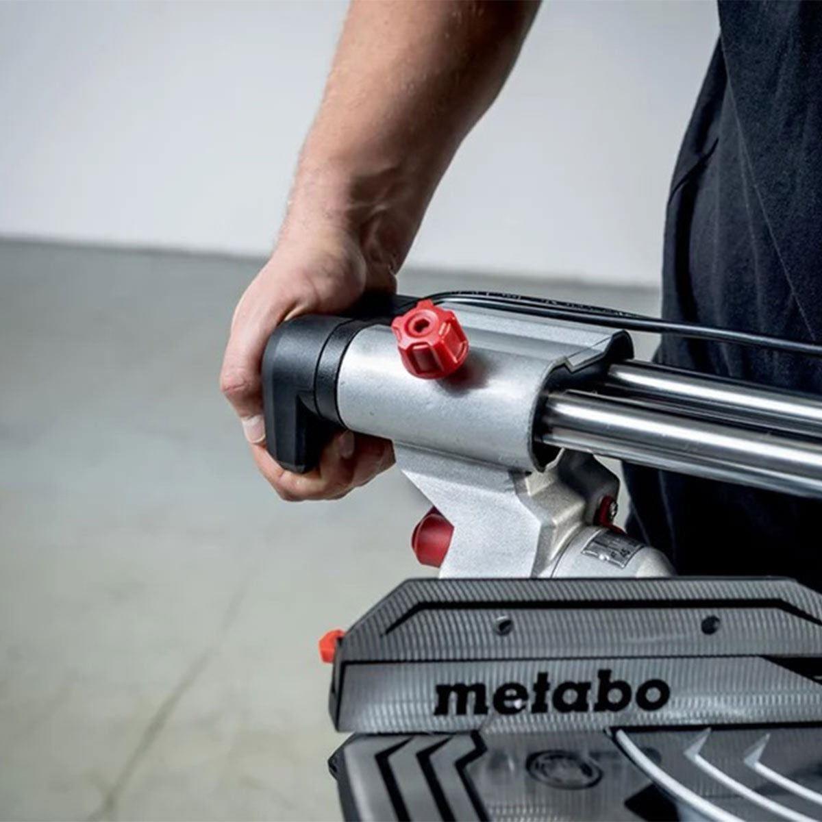 Metabo KGS 216MN 216mm Sliding Mitre Saw 110V/1500W With Universal Leg Stand