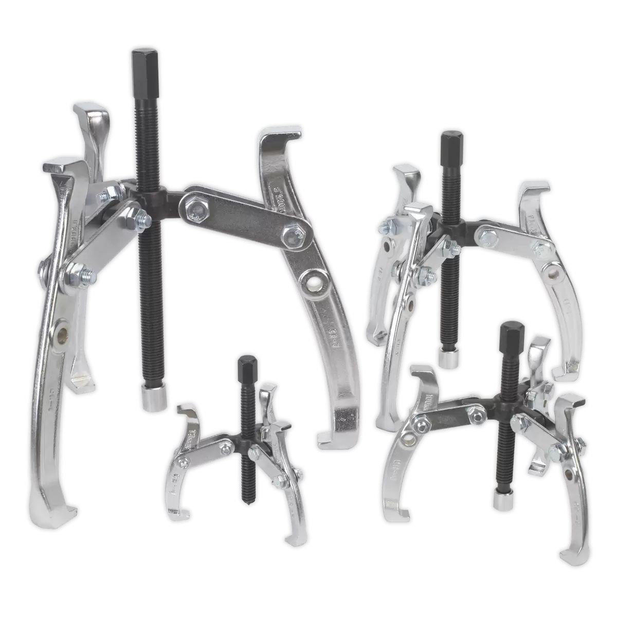Sealey AK79 Triple Leg Gear Reversible Puller Set 4pc