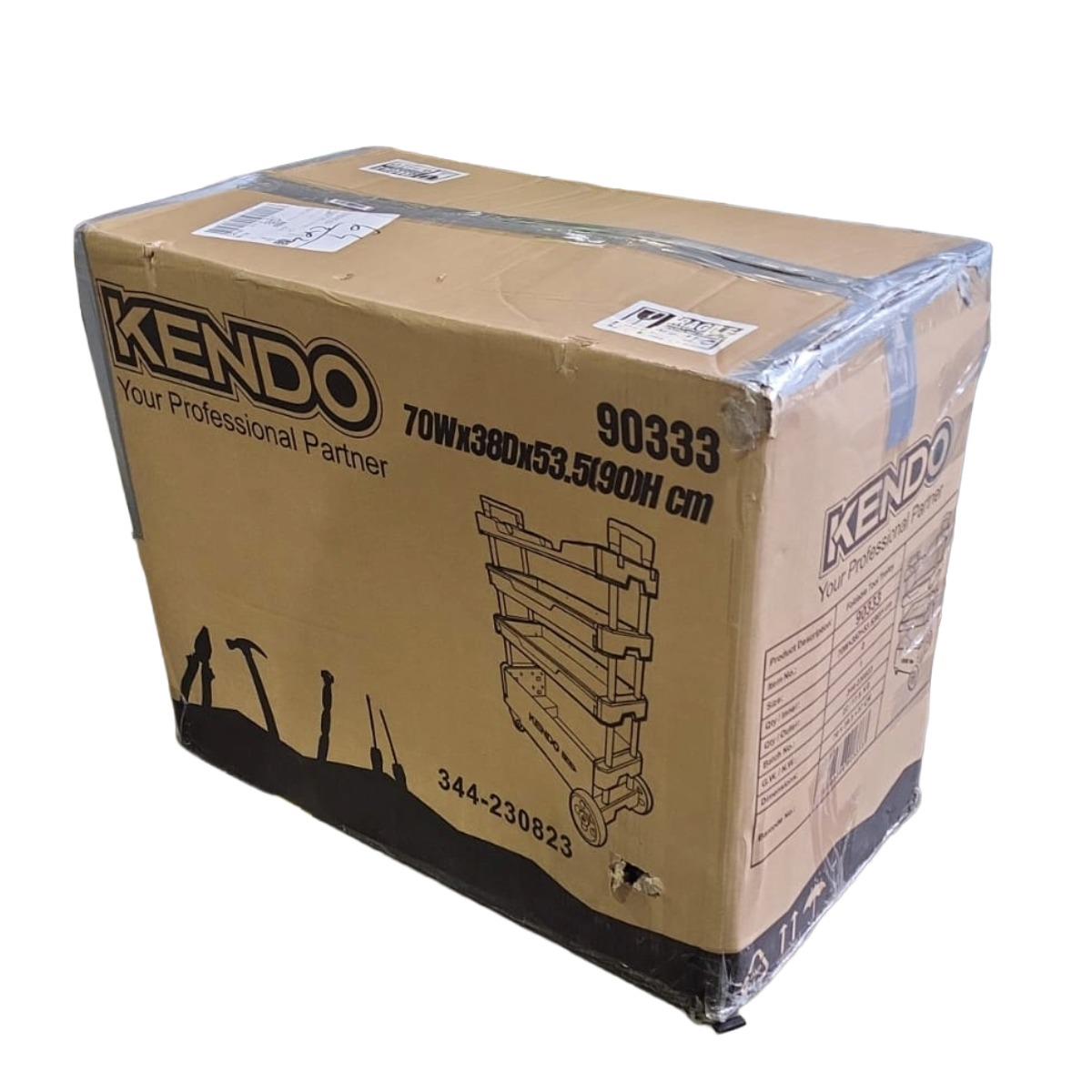 Kendo 900mm Foldable Tool Trolley Item Condition Damaged Box