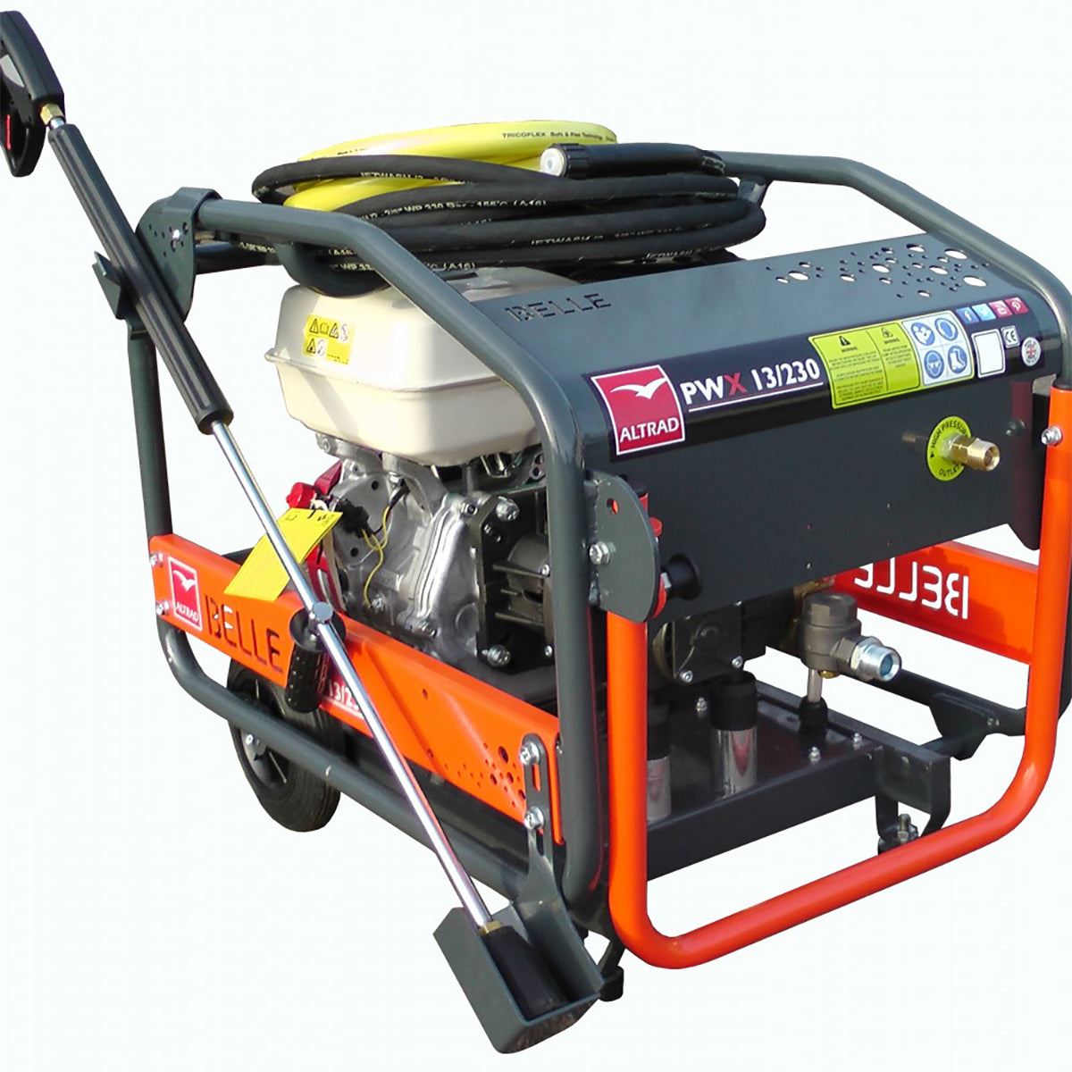 Belle P132301RS PWX 13/230 Honda Petrol Pressure Washer with Hose Reel High-Performance