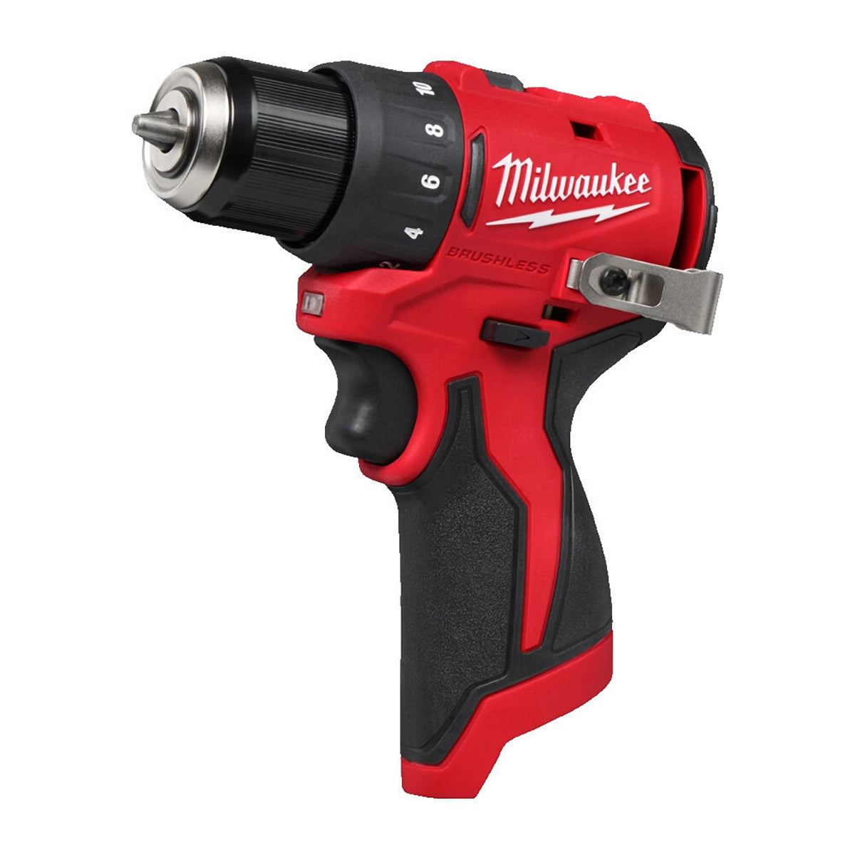 Milwaukee M12BLDDRC-202C 12V Brushless Drill Driver with 2 x 2.0Ah Battery Charger & Case 4933499687