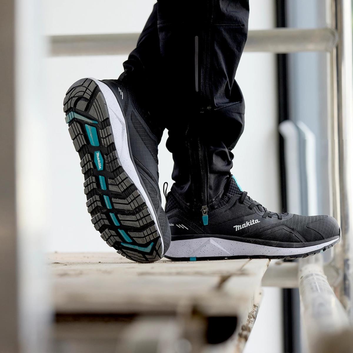 Makita MK404M Kobe Safety Trainers Black- Size 11