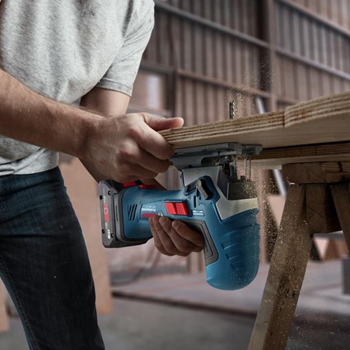 Bosch GST 18V-125 S 18V Brushless Jigsaw with 1 x 4.0Ah Battery & Charger