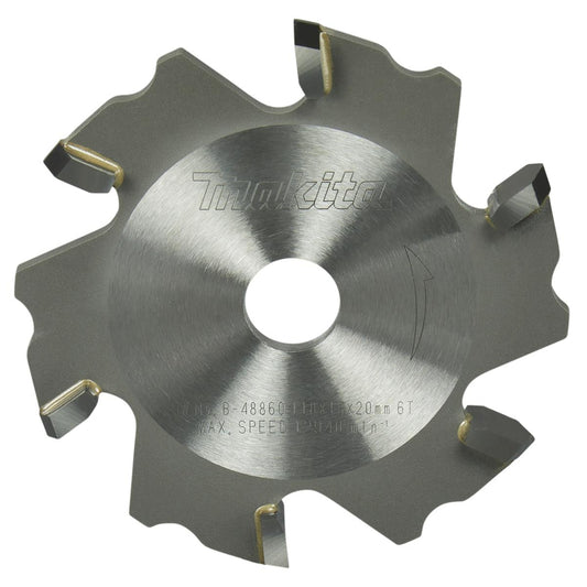 Makita B-48860 Grooving Saw Blade Specialized T.C.T 118 x 20mm 6T