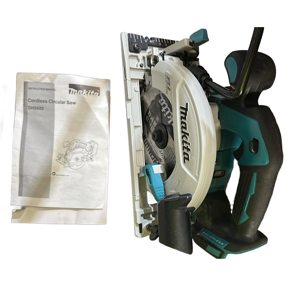 Makita DHS680Z 18V LXT Li-ion 165mm Brushless Circular Saw Body Only  Item Condition Seller Refurbished