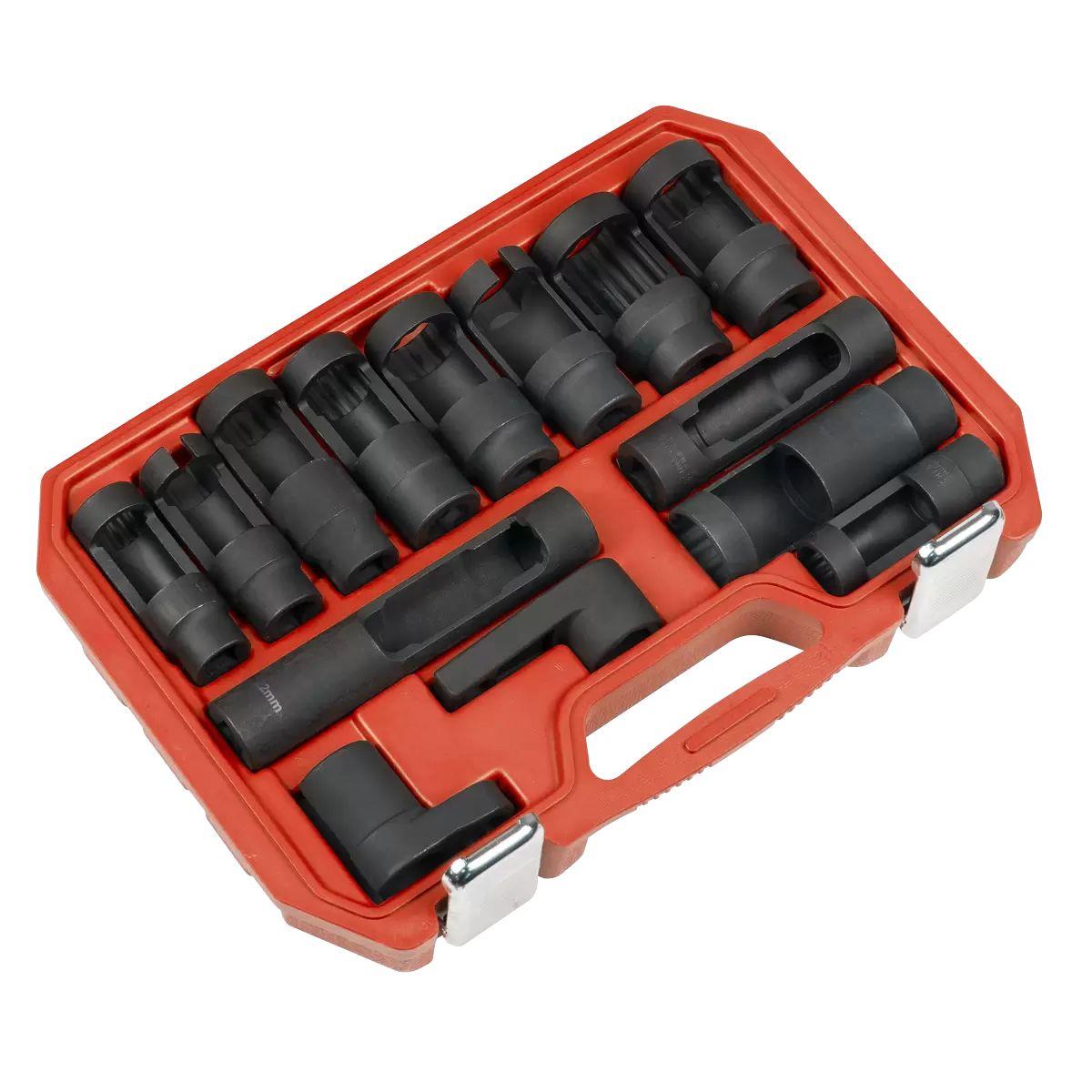 Sealey SX045 Oxygen & Diesel Injector Window Socket Set 1/2