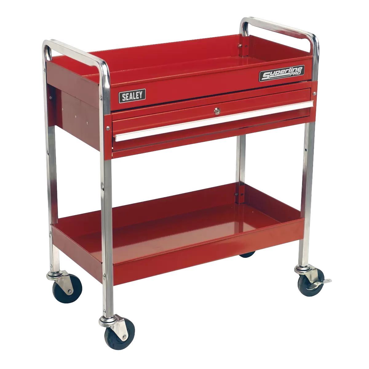 Sealey CX101D 2-Level Heavy-Duty Trolley with Lockable Drawer